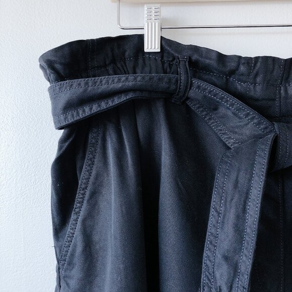 RW&Co Denim Shorts With Removable Sash XXL black shorts women’s - Picture 7 of 14